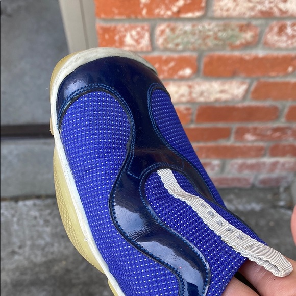 Prada Blue and White Women's Slip-On Shoes - Picture 8 of 10